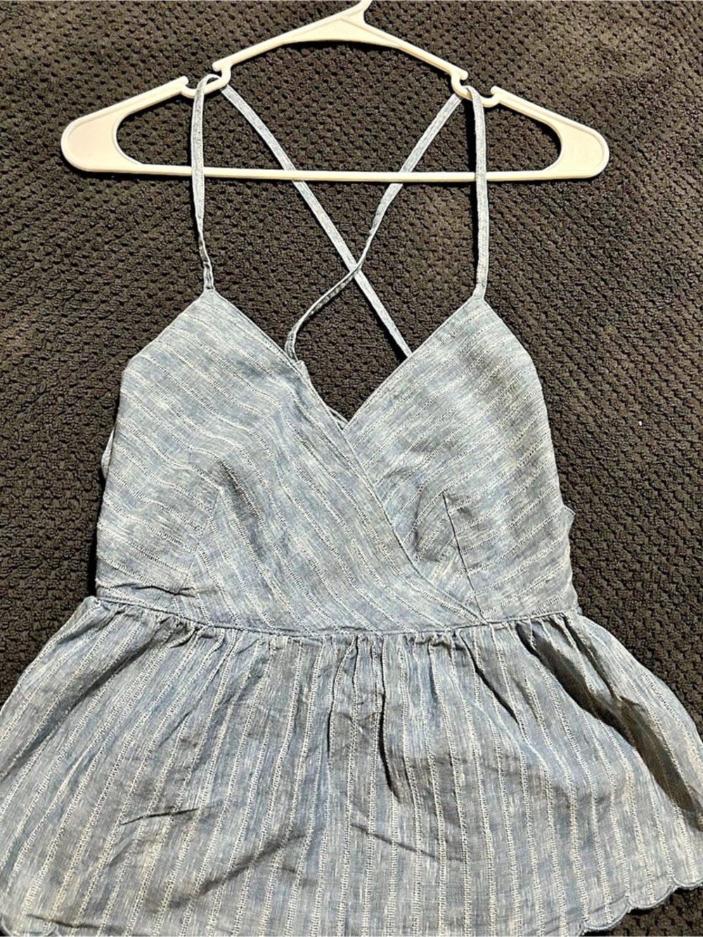 Lee Peplum Striped Tanktop